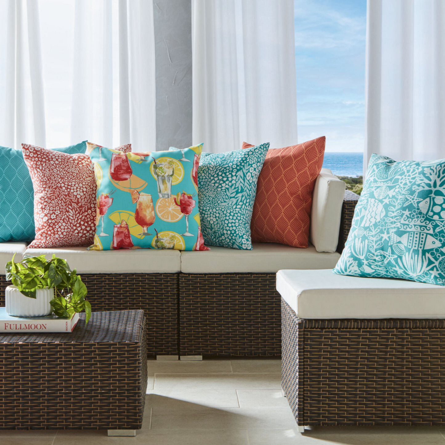 Richloom Solarium FENCES - Outdoor/Indoor Fabric