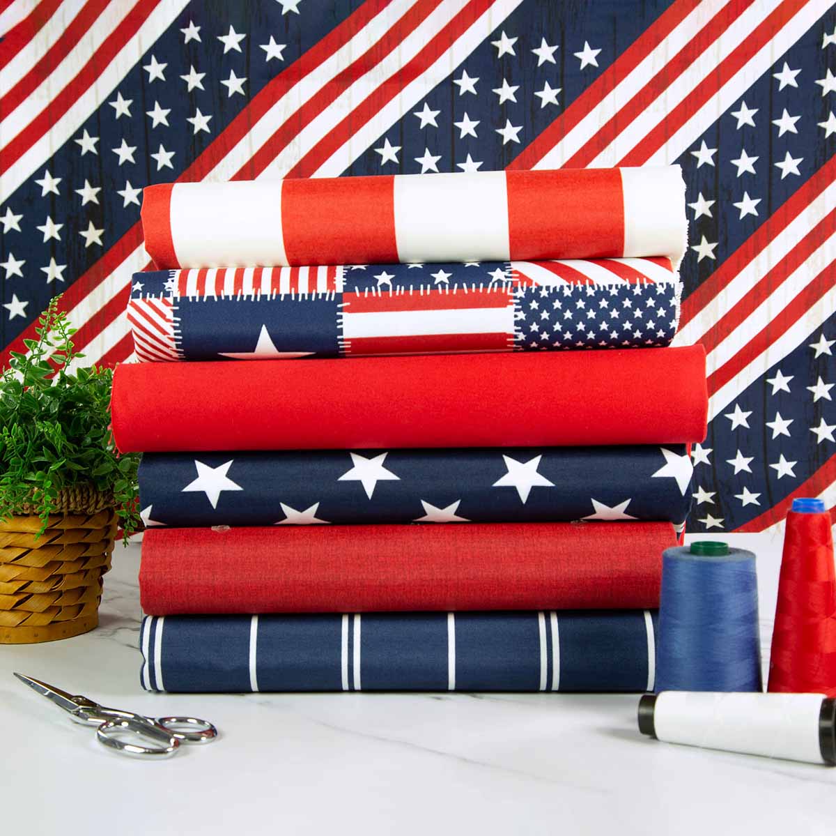 Richloom Solarium AMERICANA STRIPE - Outdoor/Indoor Fabric