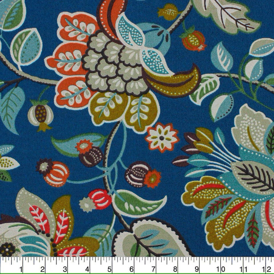 Richloom Solarium TELFAIR PEACOCK - Outdoor/Indoor Fabric