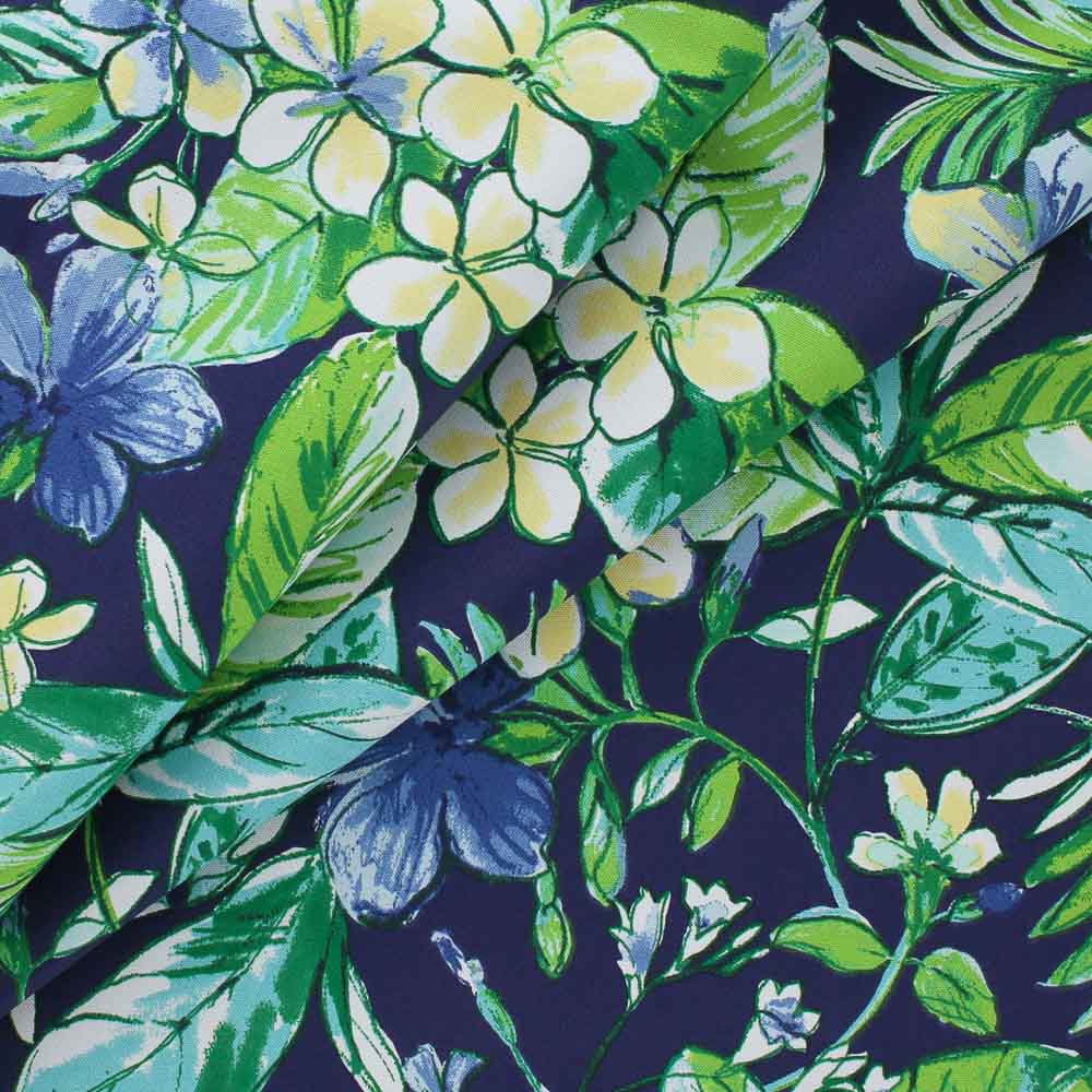 Richloom Solarium GAMEFIELD INDIGO Outdoor/Indoor Fabric